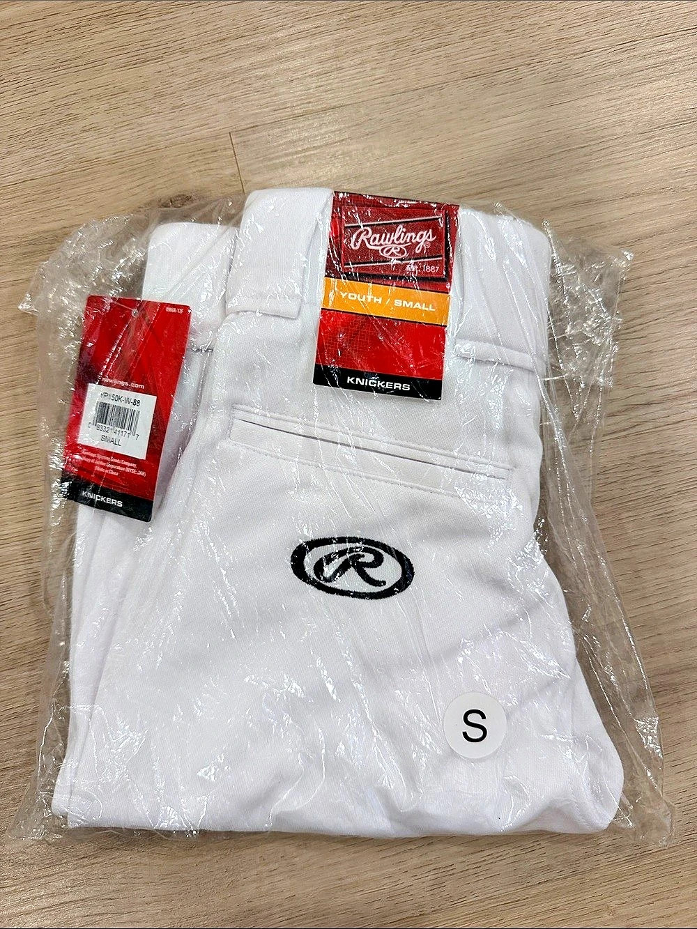 Rawlings Youth Knickers Girls Small White Baseball Knickers NWT
